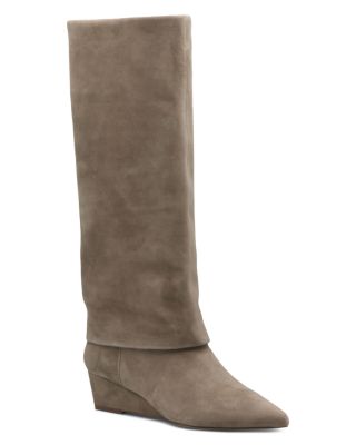 Charles David Women s Perez Suede Knee High Boots Bloomingdale s