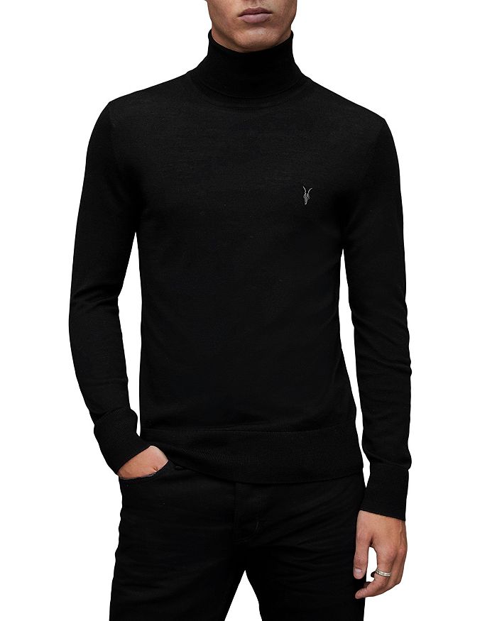 ALLSAINTS Slim Fit Turtleneck Wool Sweater | Bloomingdale's