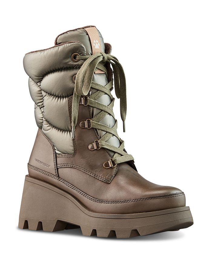 Cougar Women's Lace Up Quilted Cold Weather Boots Bloomingdale's