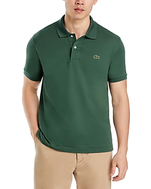 Lacoste Classic Cotton Pique Fashion Polo Shirt In Green