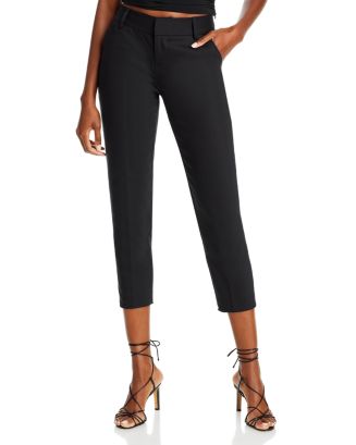 Alice and Olivia Alice + Olivia Stacey Cropped Slim Pants | Bloomingdale's