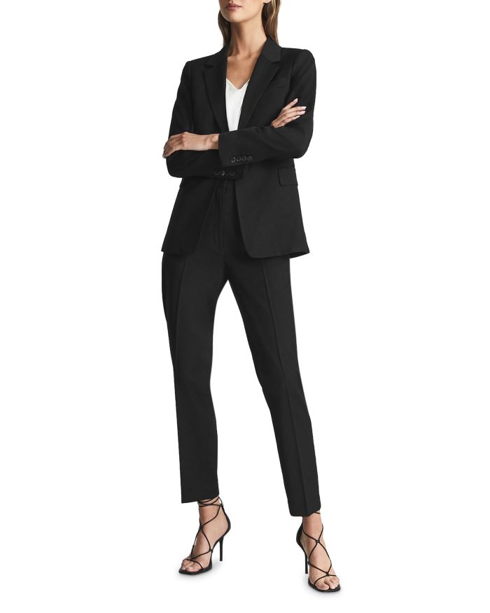 Petite Haisley Single Breasted Blazer