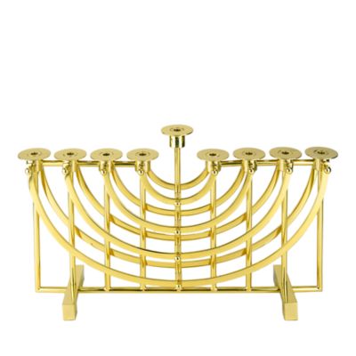 Ricci Argentieri - Polished Brass Menorah