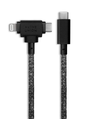 Belt Cable Duo USB-C to USB-C Lightning