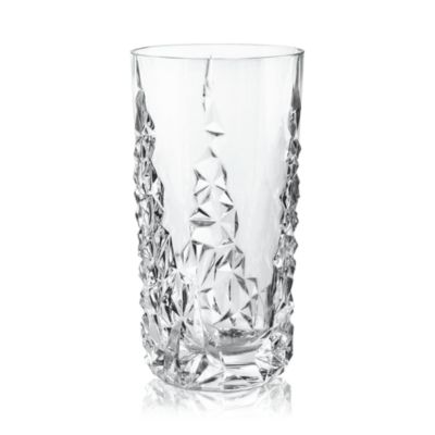 Sculpture Highball Longdrink Glasses, Set of 4