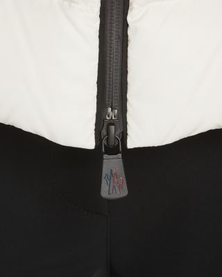 Quilted Down Front Cardigan