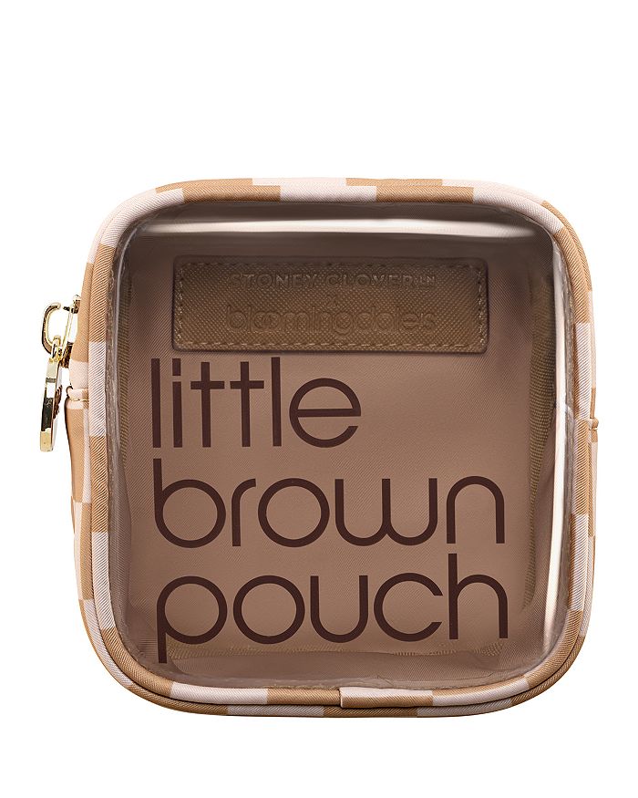 Stoney Clover Lane Clear Front Mini Pouch - 100% Exclusive - Tan Check