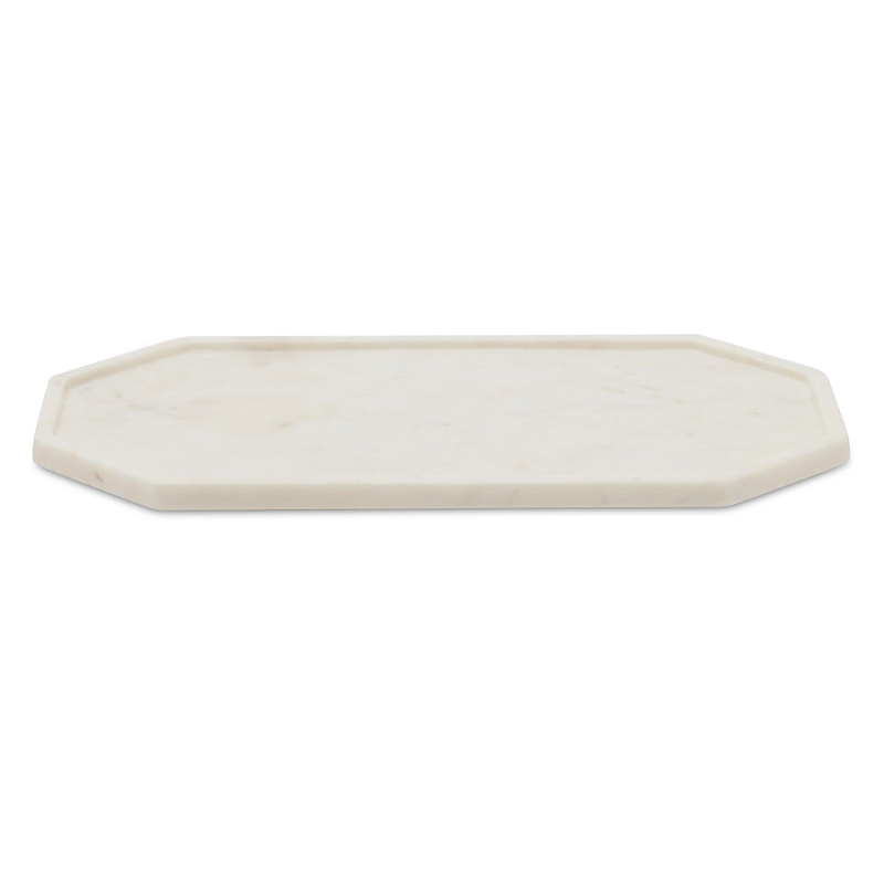 Blue Pheasant Aila Serving Tray In White