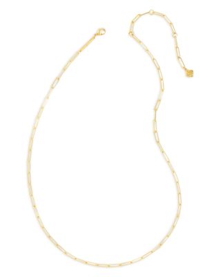 Courtney Paperclip Chain Necklace, 18"
