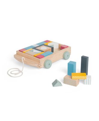 Bigjigs Toys - FSC Brick Cart - Ages 18 Months+