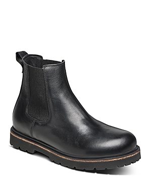 Shop Birkenstock Men's Highwood Pull On Chelsea Boots In Black