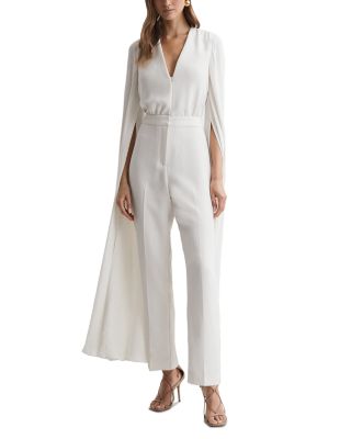 REISS - Olivia Cape Sleeve Jumpsuit