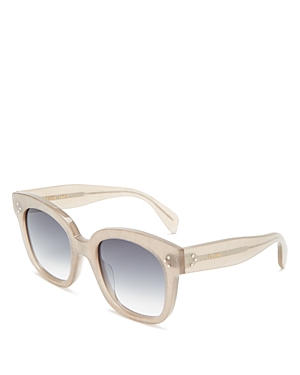 Celine Bold 3 Dots Cat Eye Sunglasses, 54mm In Neutral