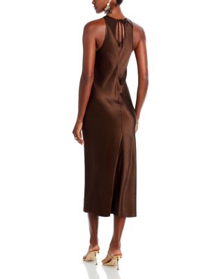 berlin satin midi dress Rails Berlin Satin Midi Skirt In Ivory