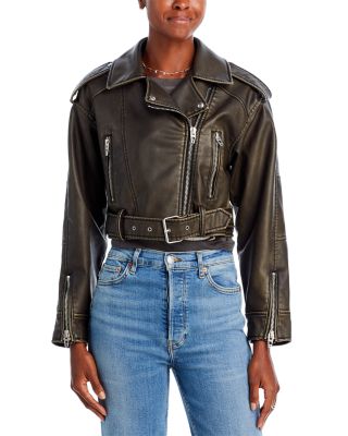 BLANKNYC Faux Leather Moto Jacket | Bloomingdale's