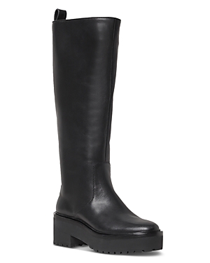 Shop Loeffler Randall Women's Carlee Pull On High Heel Riding Boots In Black