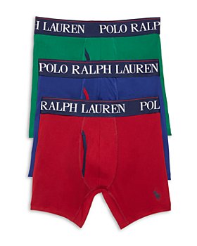 LUXUR Men Underwear Solid Color Briefs Low Waist Thongs Comfy Panties Bulge  Pouch Underpants Red M