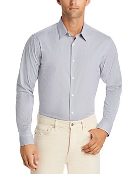 Theory - Irving Cotton Stretch Wealth Check Standard Fit Button Down Shirt