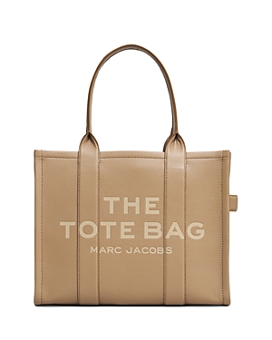 Marc Jacobs The Leather Tote Bag In Camel/gold