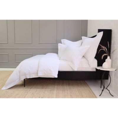 Classico Hemstitch Cotton Sateen Duvet Cover Set, Twin