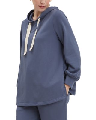 Nom Maternity French Terry Nursing Hoodie In Slate | ModeSens