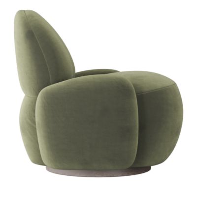 Layla Fabric Swivel Chair