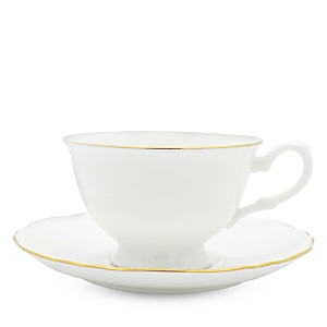 Twig New York Amelie Brushed Gold Tea Cup & Saucer