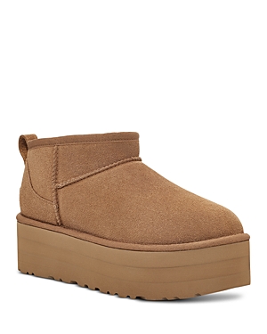Ugg Classic Mini Platform Snow Boots In Brown