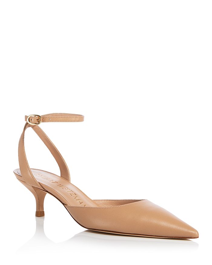 Stuart weitzman outlet kitten heel pumps