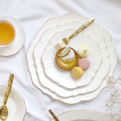 Amelie Brushed Gold 11" Dinner Plate