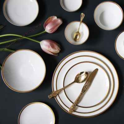 Golden Edge Dinnerware Collection