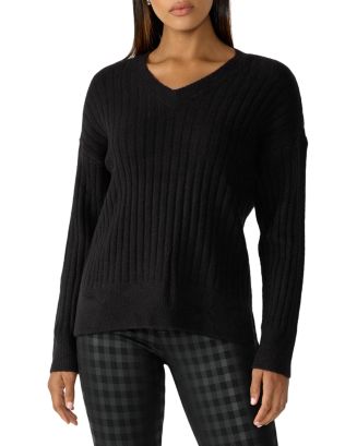 SANCTUARY Womens Silver Ribbed Long Sleeve Mock Neck Sweater main image 0