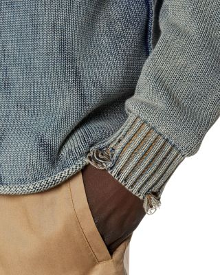 Delos Stonewashed Distressed Sweater