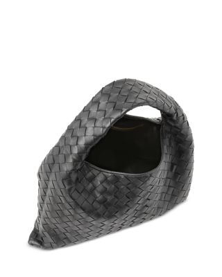 Small Hop Intrecciato Leather Shoulder Bag