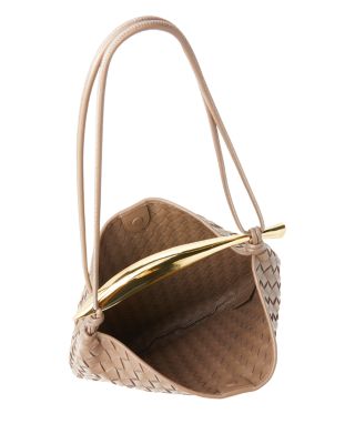 Medium Sardine Intrecciato Leather Shoulder Bag