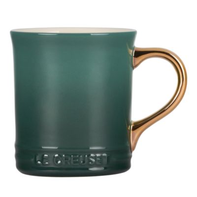 Le Creuset Metallic Handle Stoneware Mug - Artichaut