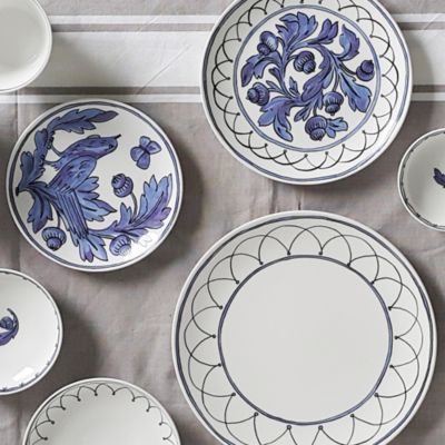 H. Blue Bird 8" Salad Dessert Plate