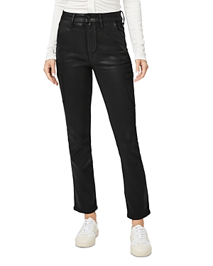 PAIGE JOLIE COATED CARGO ANKLE PANTS