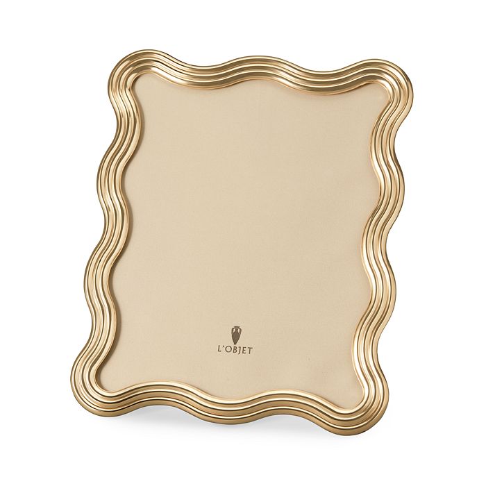 L'Objet Ripple Frame Gold 8x10