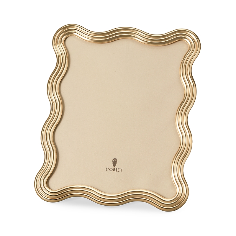 L'objet Ripple Frame, 8" X 10" In Gold