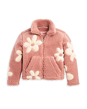 Blanknyc Girls' Flower Power Fleece Jacket - Big Kid