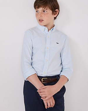 Vineyard Vines Boys' Striped Stretch Shirt - Little Kid, Big Kid