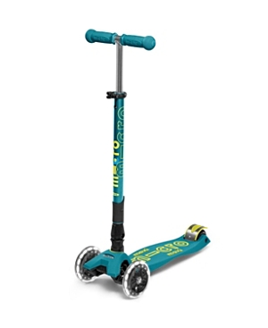 Micro Kickboard Maxi Deluxe Foldable Led Scooter - Ages 5-12