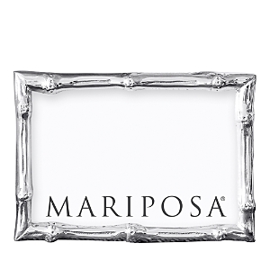 Mariposa Bamboo Look Silvertone Frame, 4 X 6