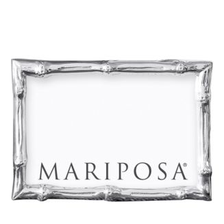 Mariposa Bamboo Look Silvertone Frame, 4" X 6" | Bloomingdale's Kids Nursery Decor