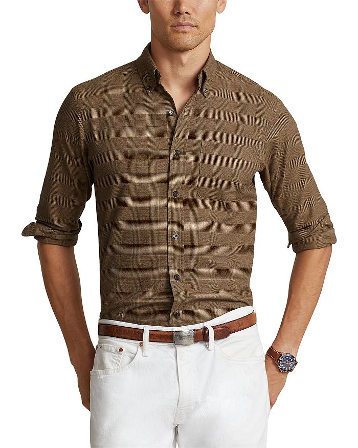 Polo Ralph Lauren - Cotton Twill Plaid Custom Fit Button Down Shirt
