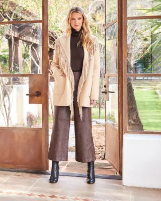 karen Tall Figure Form Bandage Contrast Piping Jacket | Karen Millen