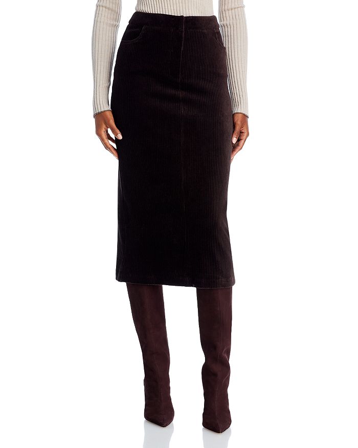 Lucy Paris Zelie Corduroy Midi Skirt | Bloomingdale's