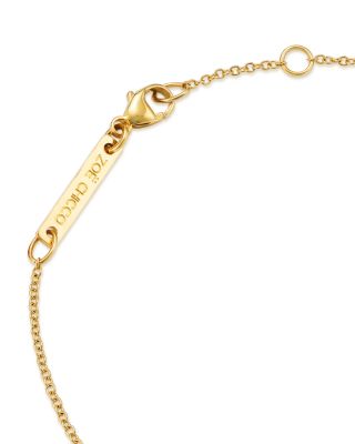 14K Yellow Gold Itty Bitty Symbols Luck Link Bracelet