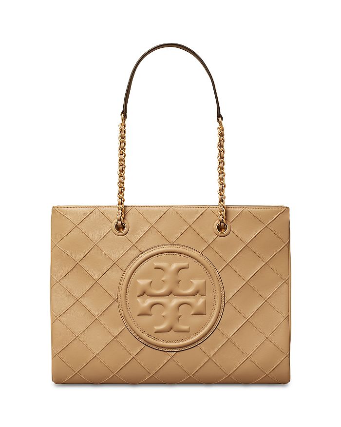 Tory burch gold tote on sale